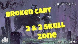 Grim Soul : Dark Fantasy Survival (Ep. 206) Broken Cart + some 2 & 3 skull zones