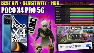 Poco X4 Pro free fire best auto headshot dpi hud sensitivity setting after free fire new update