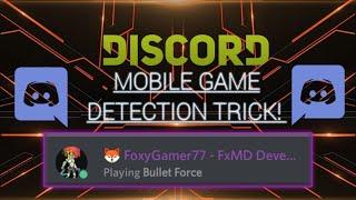 HOW TO GET "Playing" STATUS ON DISCORD MOBILE! (HOW TO GET GAME STATUS) [2023 WORKING] || Part 1/3