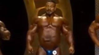 Roelly Winklaar Horrible Cramp at Arnold Classic 2019