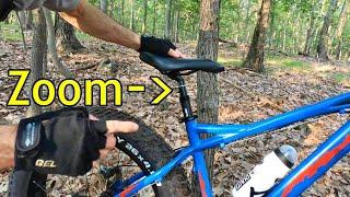 Zoom suspension seatpost review fat bike ride