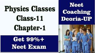 physics class 11 chapter 1 Online Physics Classes by Dr VED SST Neet Classes Deoria Physics Coaching