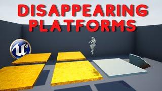 How To Make Disappearing/Reappearing Platforms In Unreal Engine 4 - UE4 Tutorial