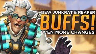 Overwatch: Even MORE Junkrat & Reaper BUFFS!