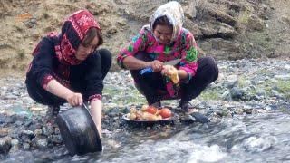 Nomadic Lifestyle And Cooking Chicken In Afghanistan Village. @epicsecretgardens