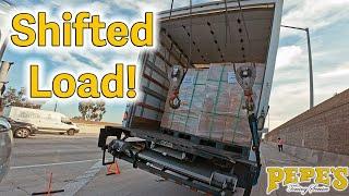 Fixing a Shifted Load Using Air Bags