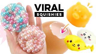 DIY Vacuum Stress Balls and MORE Viral Squishies! #satisfying