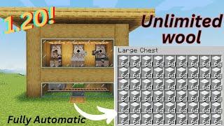 Easiest Automatic WOOL Farm Minecraft 1.20