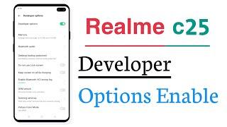 Realme c25 How To Enable Developer Options