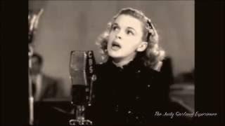 JUDY GARLAND at 21 singing OVER THE RAINBOW remastered audio