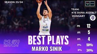 Marko Šinik (PG-SG 190cm) - Highlights (2023-24)