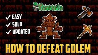 Golem Solo Guide! (EASY STRATEGY) | Terraria 1.3