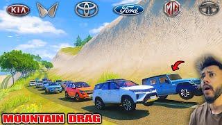 TOP INDIAN SUV'S EXTREME MOUNTAIN DRAG RACE | GTA 5 ABHISHEKKZ GAMING