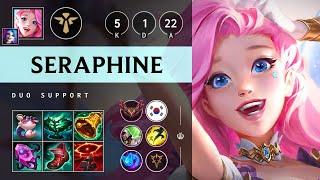 Seraphine Support vs Braum: Rampage - KR Grandmaster Patch 14.23