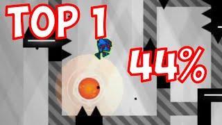 Convolution 44% (Top 1 Platformer Extreme Demon) | Progress 1 | Geometry Dash