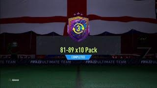 FIFA 22 FUTURE STARS SWAPS | 81-89 x10 PACK