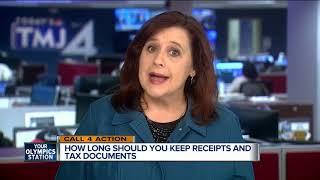 How long should you keep receipts and tax documents