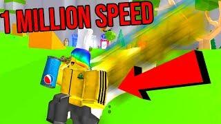 ROBLOX SODA SIMULATOR *HITTING 1 MILLION SPEED*