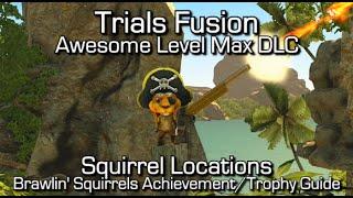 Trials Fusion - Squirrel Locations - Awesome Level Max DLC - Brawlin' Squirrels Guide