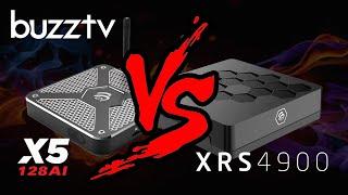 Buzztv XRS4900 VS X5 128AI | Comparison Video | Basics on Which is better