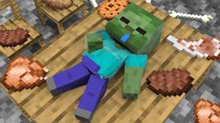 Gluttonous Baby Zombie - Life Story - Minecraft Animation