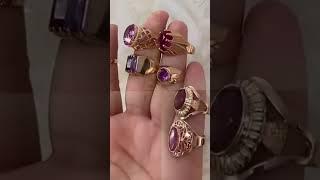 Золотые Украшения  ОГРАНКИ ТЮЛЬПАН Gold Jewelry TULIP CUT#золото #кольцо #золотоссср