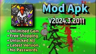 Stick War Saga Mod Apk 2024.3.2011 | Free Shopping Unlimited Gem | Gameplay