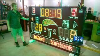 Stadium Scoring Bridge Basketball Scoreboard