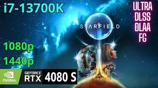 Starfield RTX 4080 SUPER, i7-13700K, 1440p, 1080p Ultra