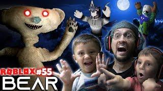 SCARY ROBLOX GAME!  BEAR CHASE!  =  FGTeeV Creepy Hide and Seek (#55)