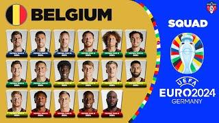 BELGIUM SQUAD EURO 2024 QUALIFIERS | UEFA EURO 2024