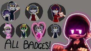 how to get all badges of Murder Drones : RP [3D] (update)!!!!