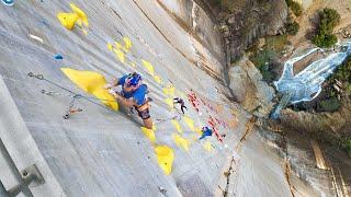 World's Best Climbers Race Up GIANT Dam