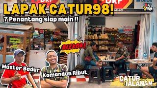 SERUU DI VOOR BENTENG !! NYAMPERIN MASTER BADUR DAN KOMANDAN RIBUT KE LAPAK CATUR98 DEPOK !!