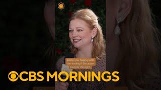 How actress Sarah Snook feels about the ending of "Succession" #shorts