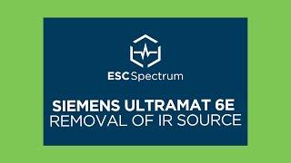 Siemens Ultramat 6E Analyzer - Removal of IR Source