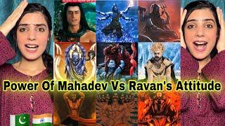 Power Of Mahadev Ji VS Ravan's Attitude Shorts Reaction ️ | #mahadev #pakistanireaction