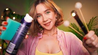 ASMR Medical Exam, Ear Cleaning and Massage, Hearing Test for Tingles