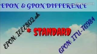 Difference between EPON AND GPON in Detail | PON| Passive Optical Network