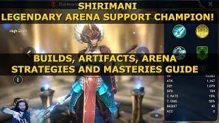 Shirimani Raid Shadow Legends Guide | Legendary Force Champion Arena Build | Masteries and Artifacts