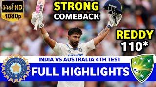 Full Highlights | India Vs Australia 4th Test Match Day 3 2024 | IND VS AUS