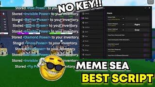 BEST Meme Sea Script Roblox Mobile | Complete Feature (NO KEY)