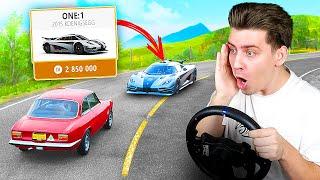 ПОКУПАЮ ВСЕ МАШИНЫ КОТОРЫЕ УВИЖУ, но МНЕ ПОПАЛСЯ ЧИТЕР! (Forza Horizon 4 на Руле)