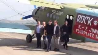 Rock am Ring in Mendig - Lieberberg landet auf dem Flugplatz