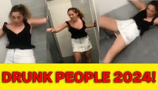 DRUNK PEOPLE FAILS 2024! / New Funny Videos Compilation / Summer 2024!