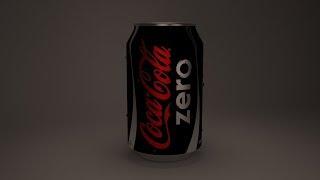Product Packshot (CocaCola Zero) || 3DS Max (V-ray) || Softorials