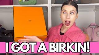 UNBOXING my DREAM HERMES BIRKIN From The Boutique!!!  Vert Yucca Birkin 25