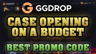 GGDROP CASE OPENING ON A BUDGET - GGDROP PROMO CODE - GGDROP WHEEL CODE