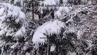 #21 Sudbury Canada First Snowfall Oct 2024️️️