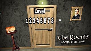 The Rooms Escape Challenge - Level 1 2 3 4 5 6 7 8 Walkthrough